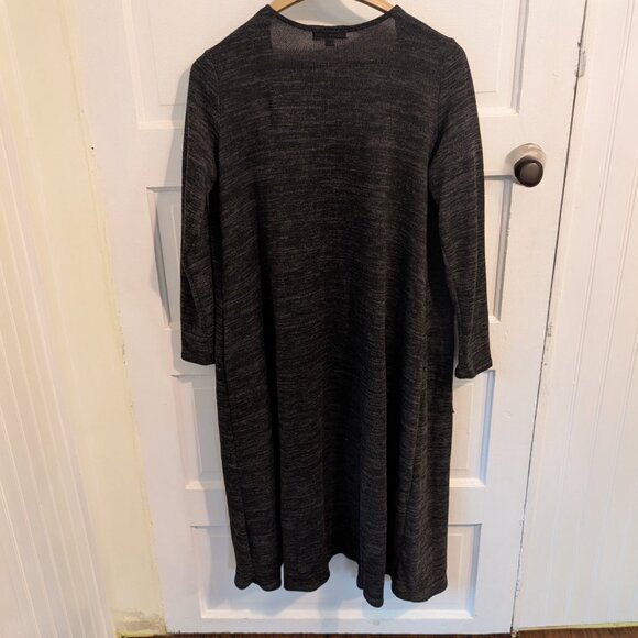 LuLaRoe Sarah Cardigan, size S, new without tags, mottle dark grey pattern - Picture 5 of 6